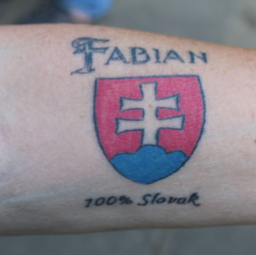 Tattoo in Slovak Garden on One World Day
